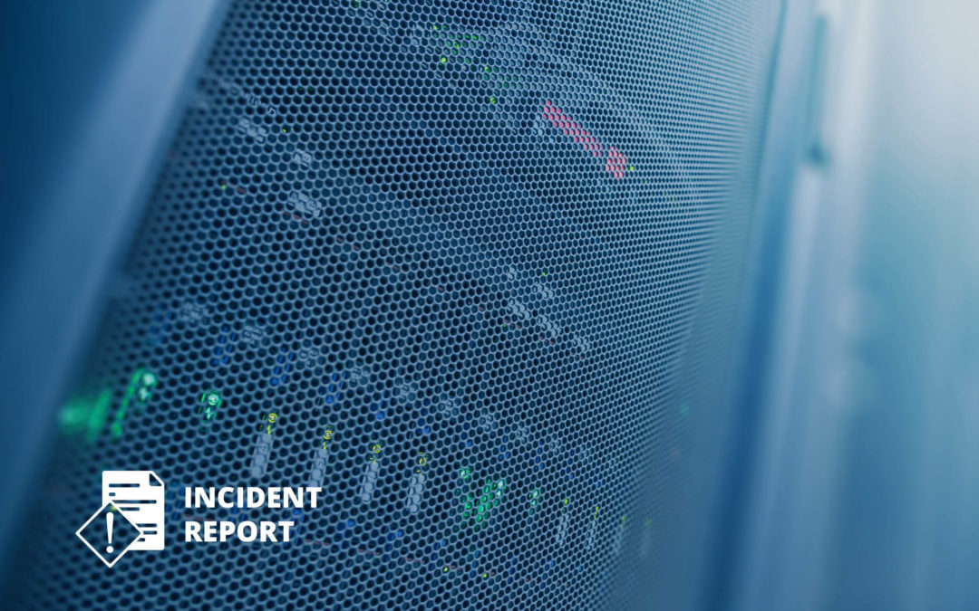 Incident Report: May 9 – 29, 2018