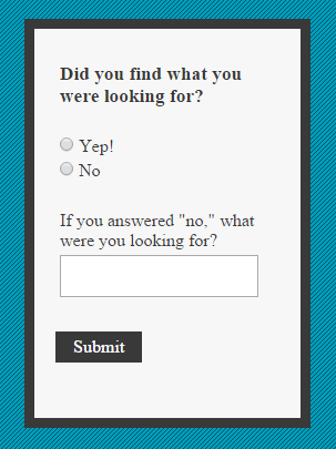 client questionnaire survey
