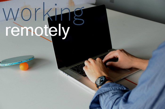 working remotely