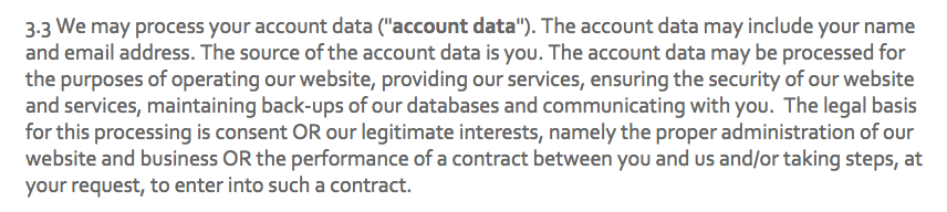 gdpr required information