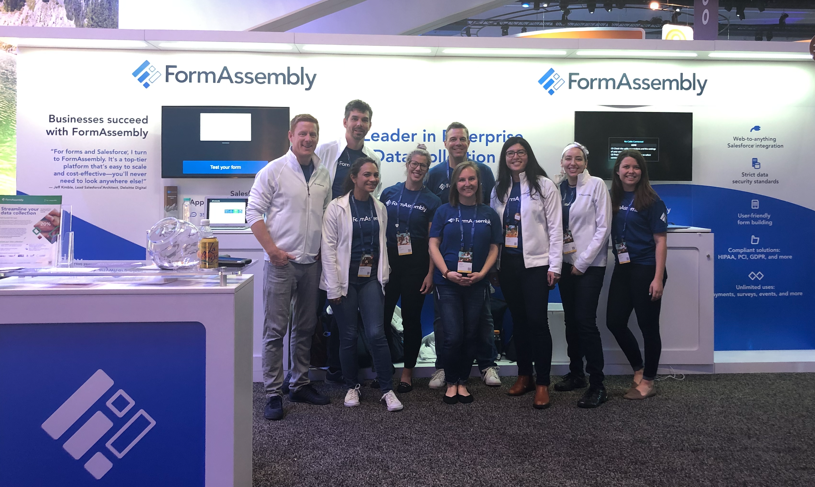 FormAssembly team photo at Dreamforce 2019