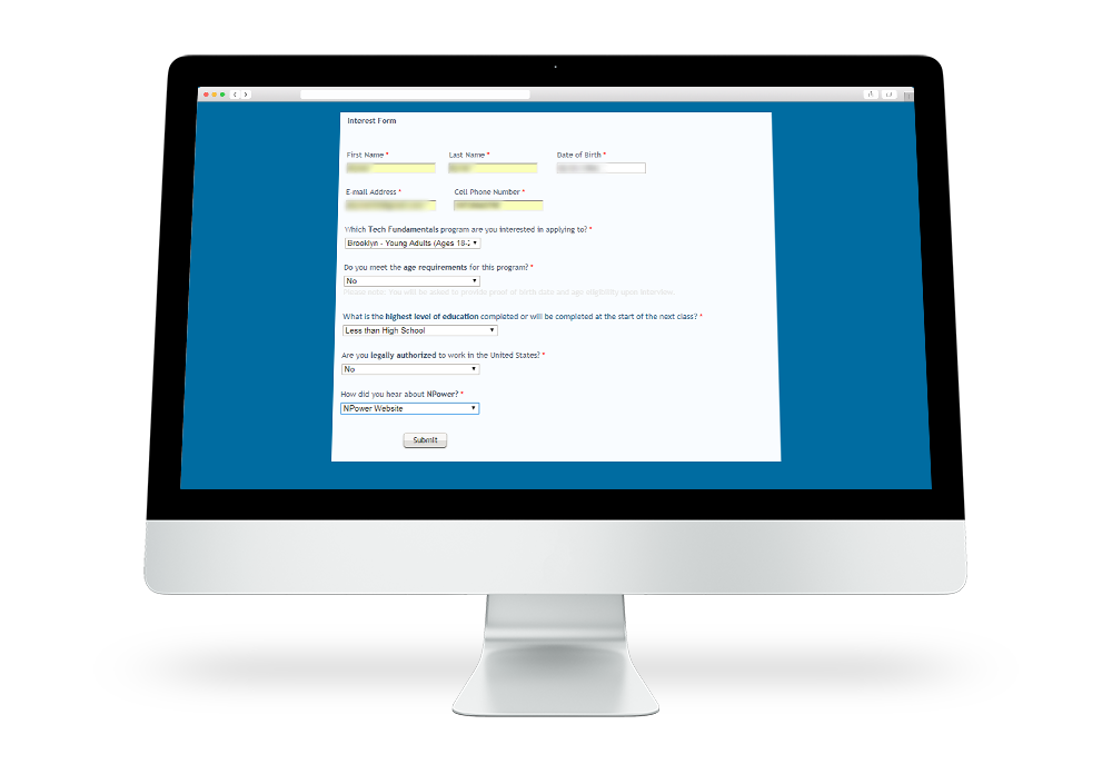 interest form builder example