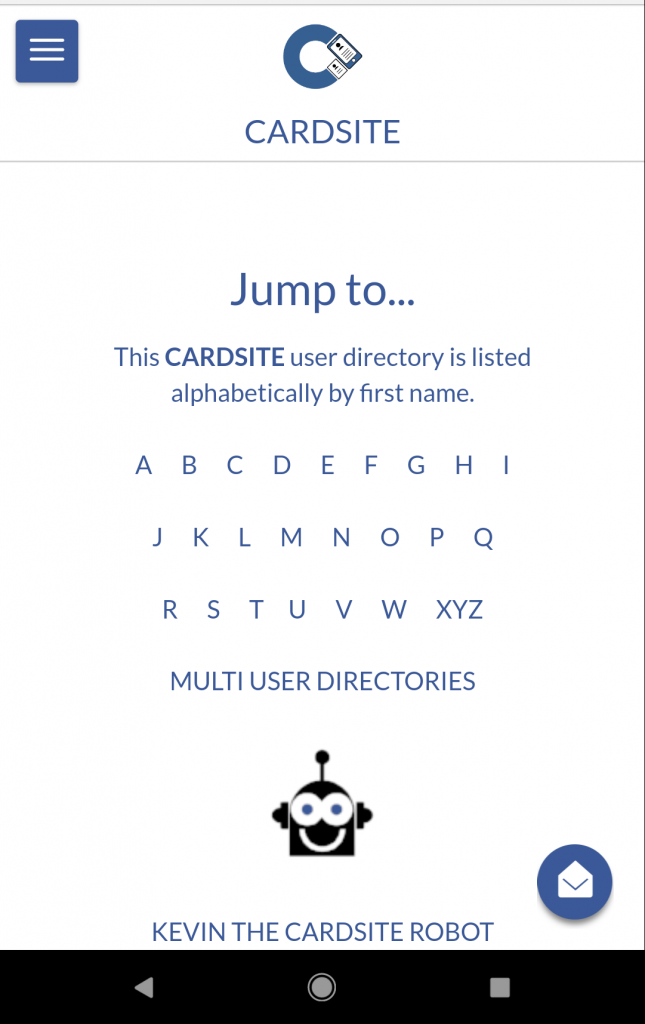 CARDSITE user directory example