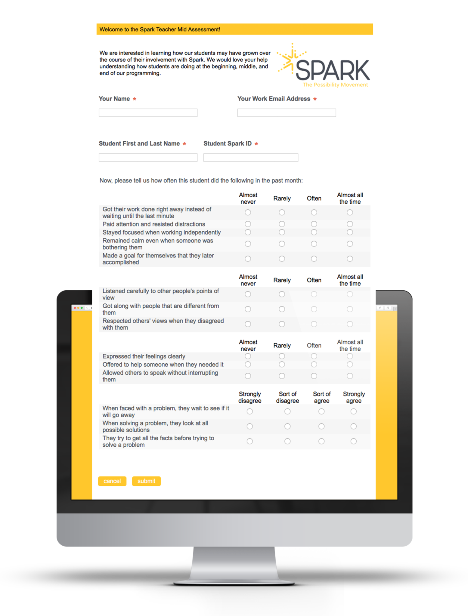 teacher form example