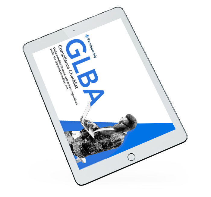 glba compliant form checklist formassembly tablet