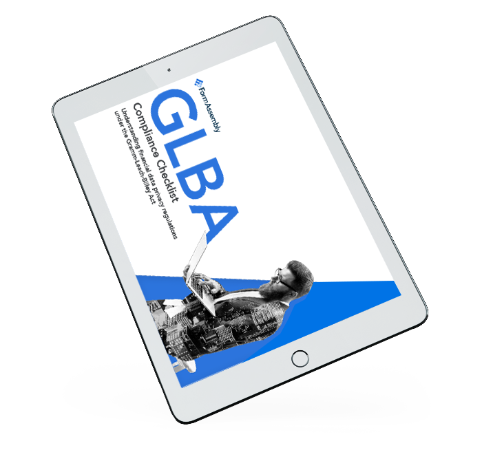 glba compliant form checklist formassembly tablet