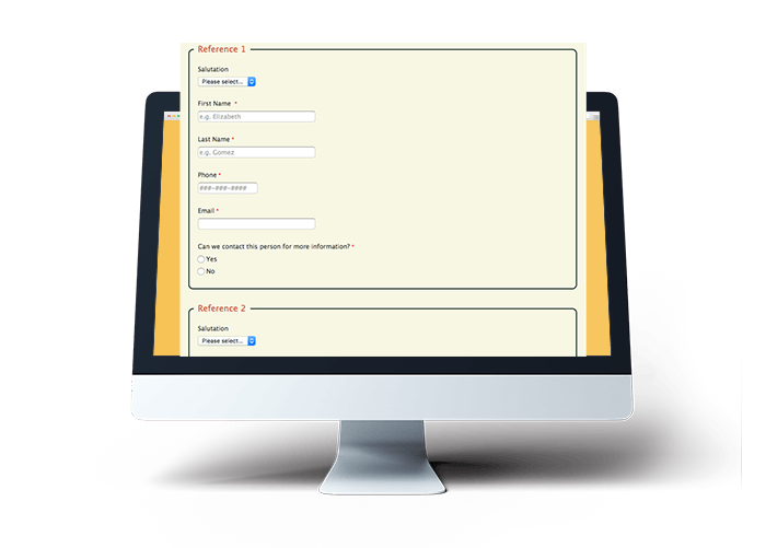 nonprofit form builder example