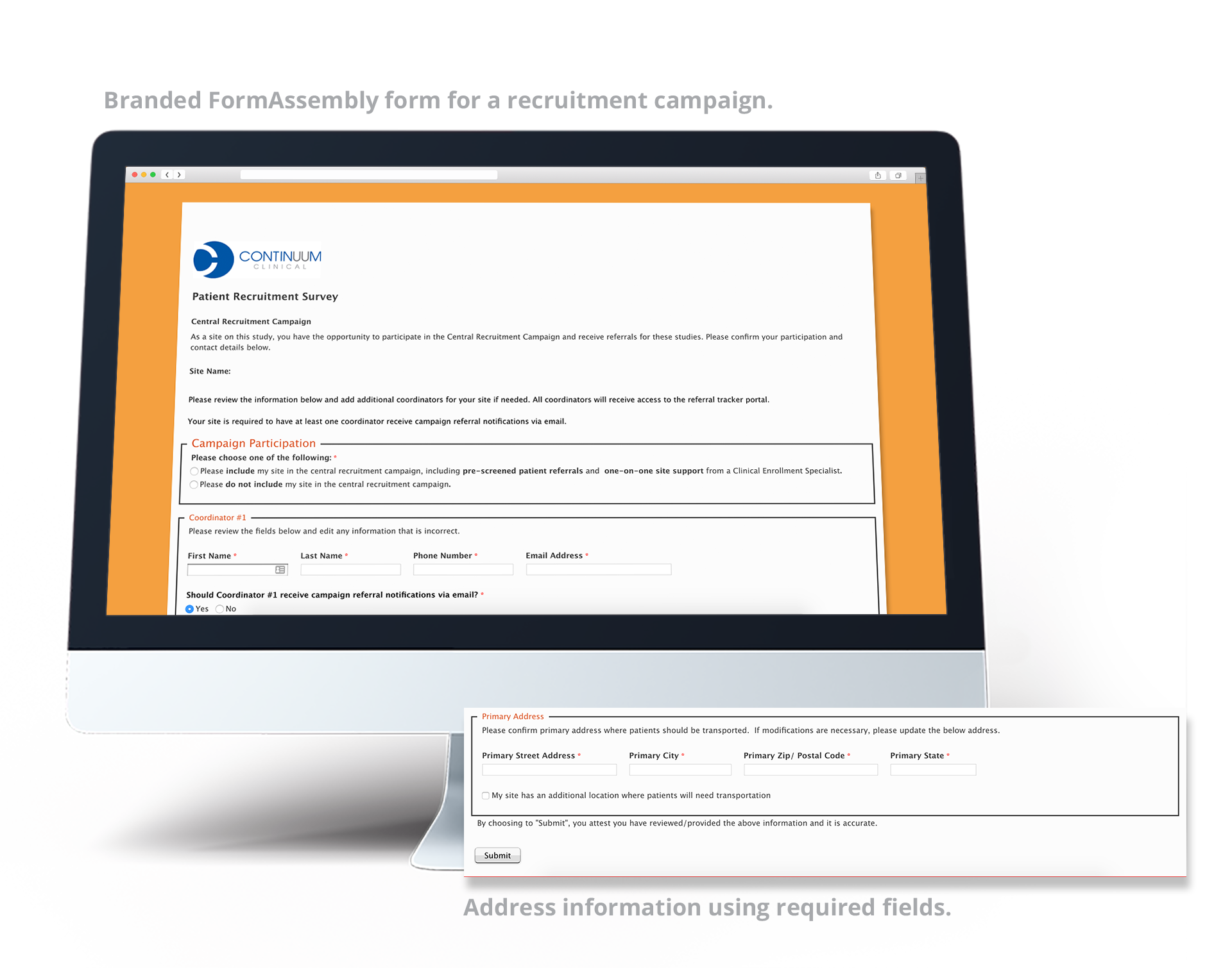 recruitment form builder example