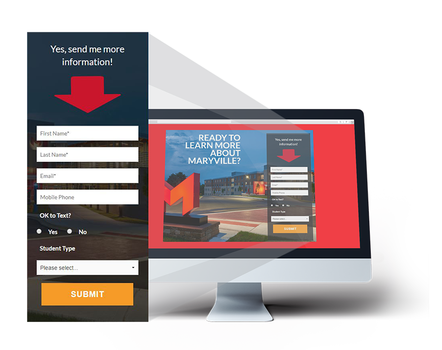 higher education form builder example