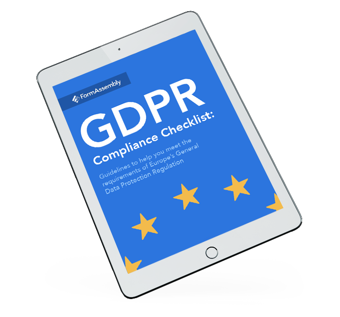 gdpr compliant forms solution formassembly tablet