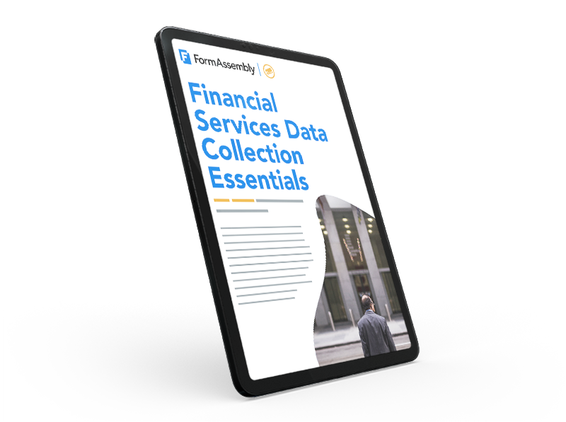 financial services form solution checklist