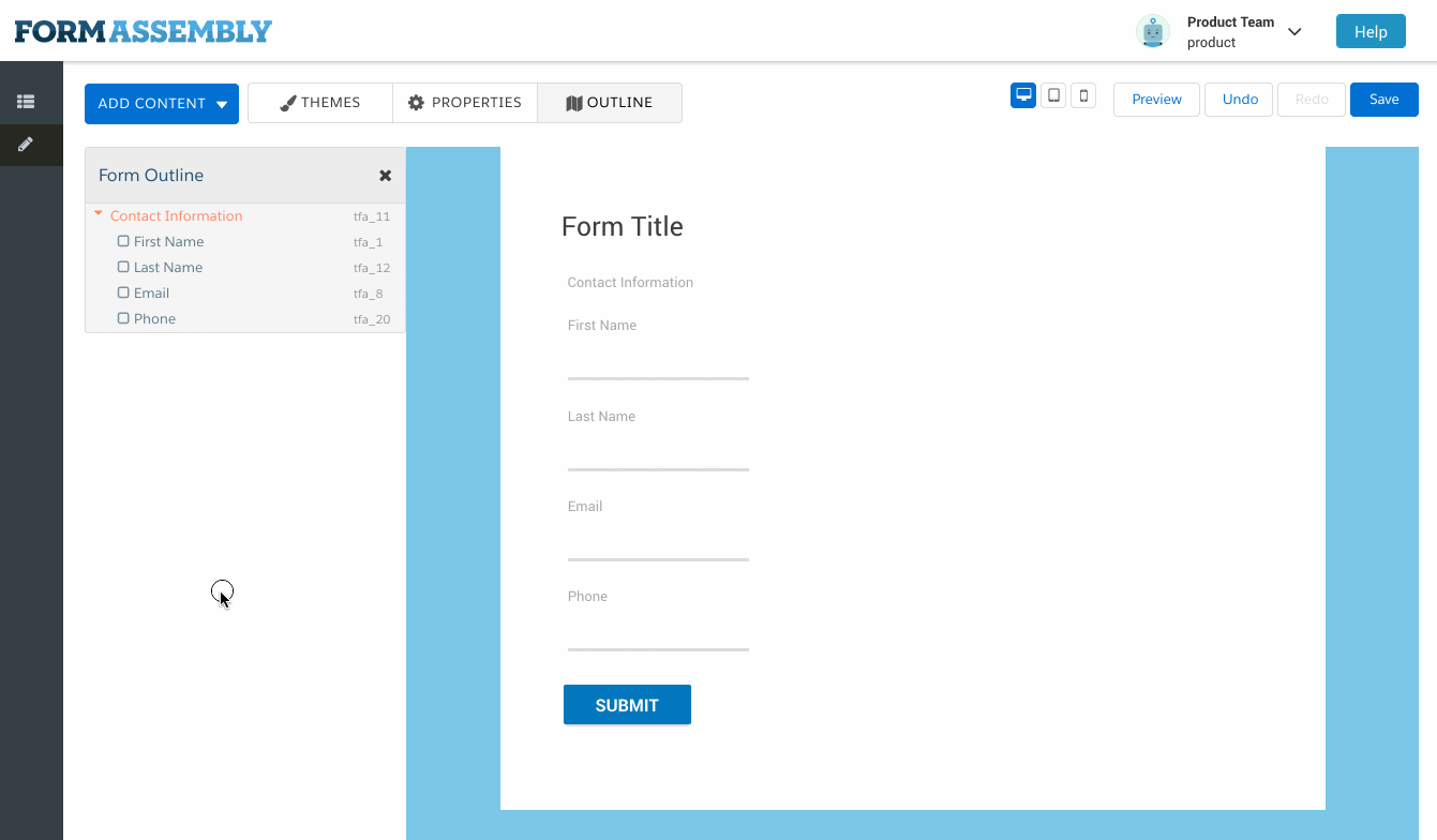 6 form builder 5