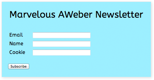 Marvelous AWeber Newsletter