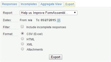 form export