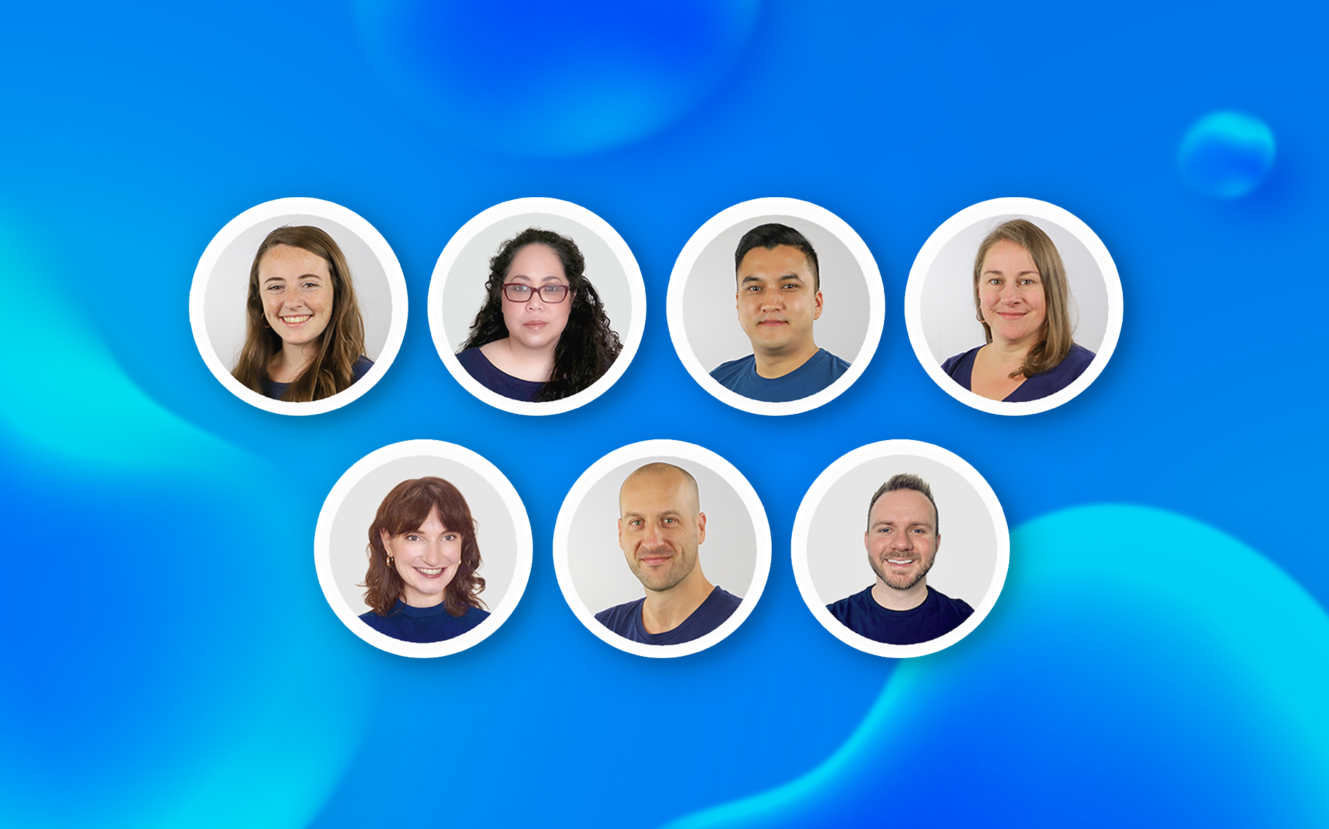 Headshots of the Customer Success Management team at FormAssembly