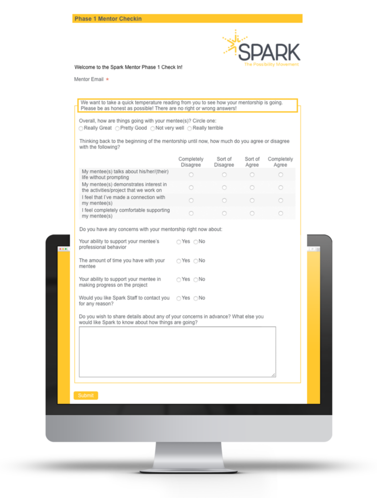 Spark Uses FormAssembly to Administer Impact Evaluation Forms for their
