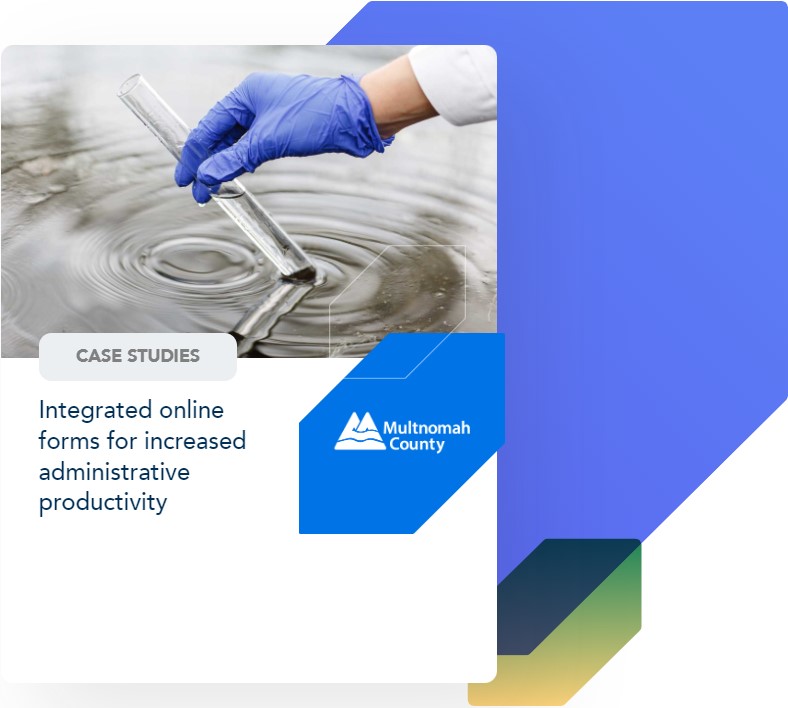 Integrated online forms for increased
administrative
productivity