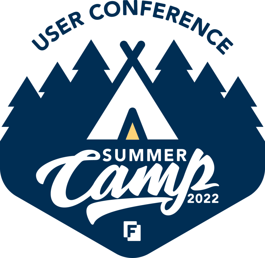 user conference summer camp logo 