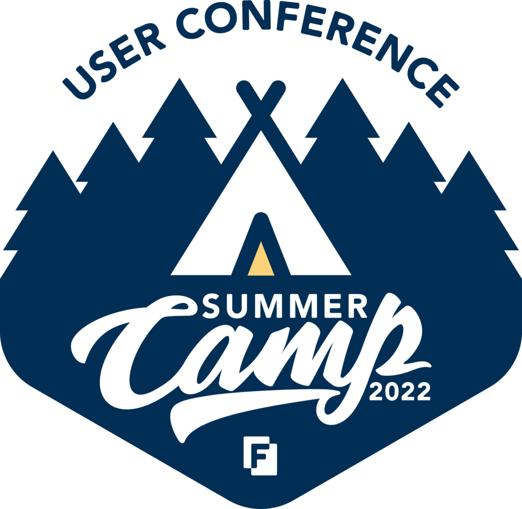 user conference summer camp logo 