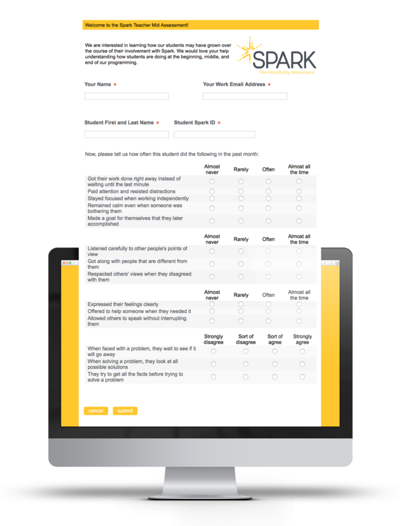 Spark Uses FormAssembly to Administer Impact Evaluation Forms for their