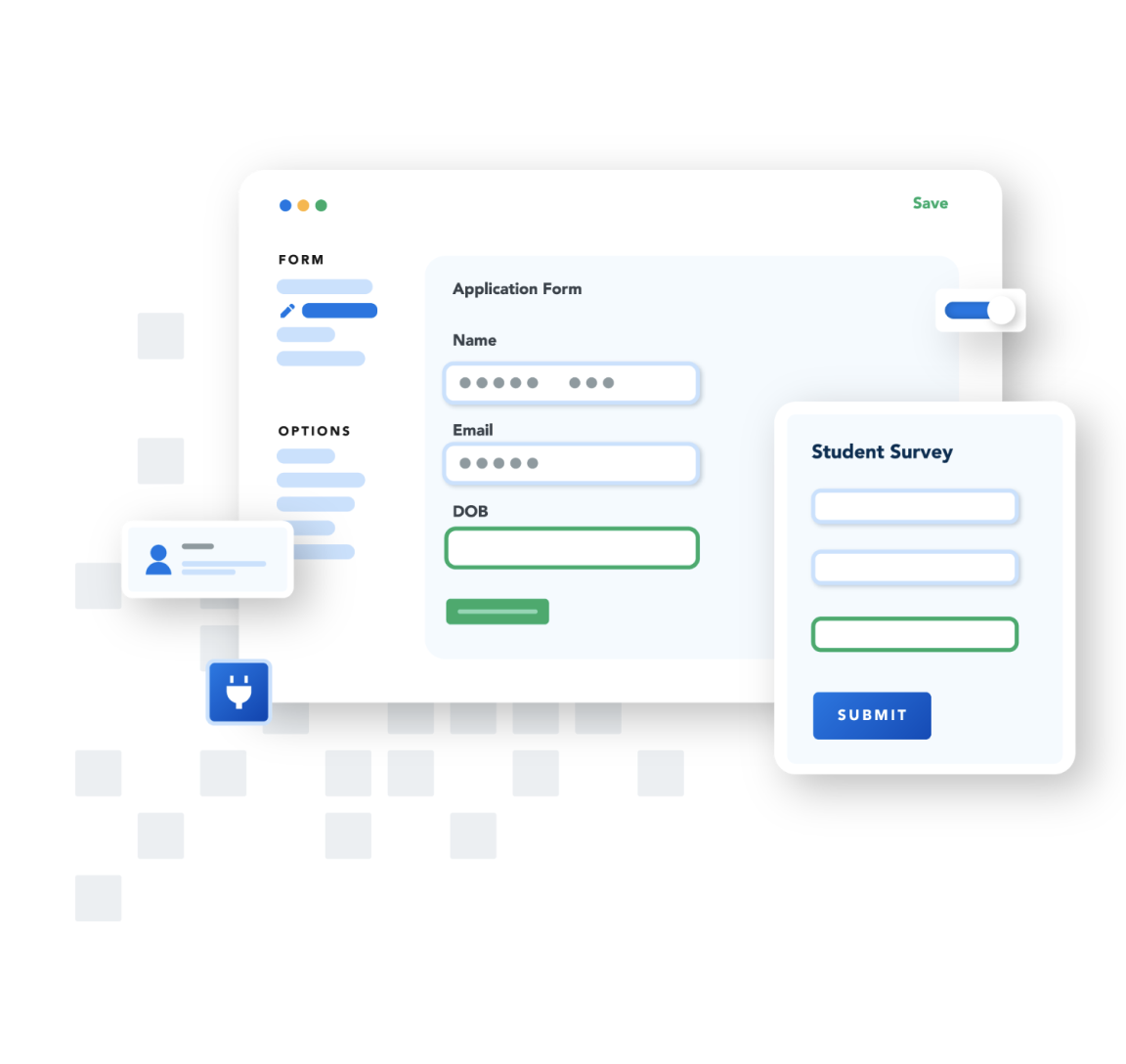 visual representation of a FormAssembly pet adoption application form