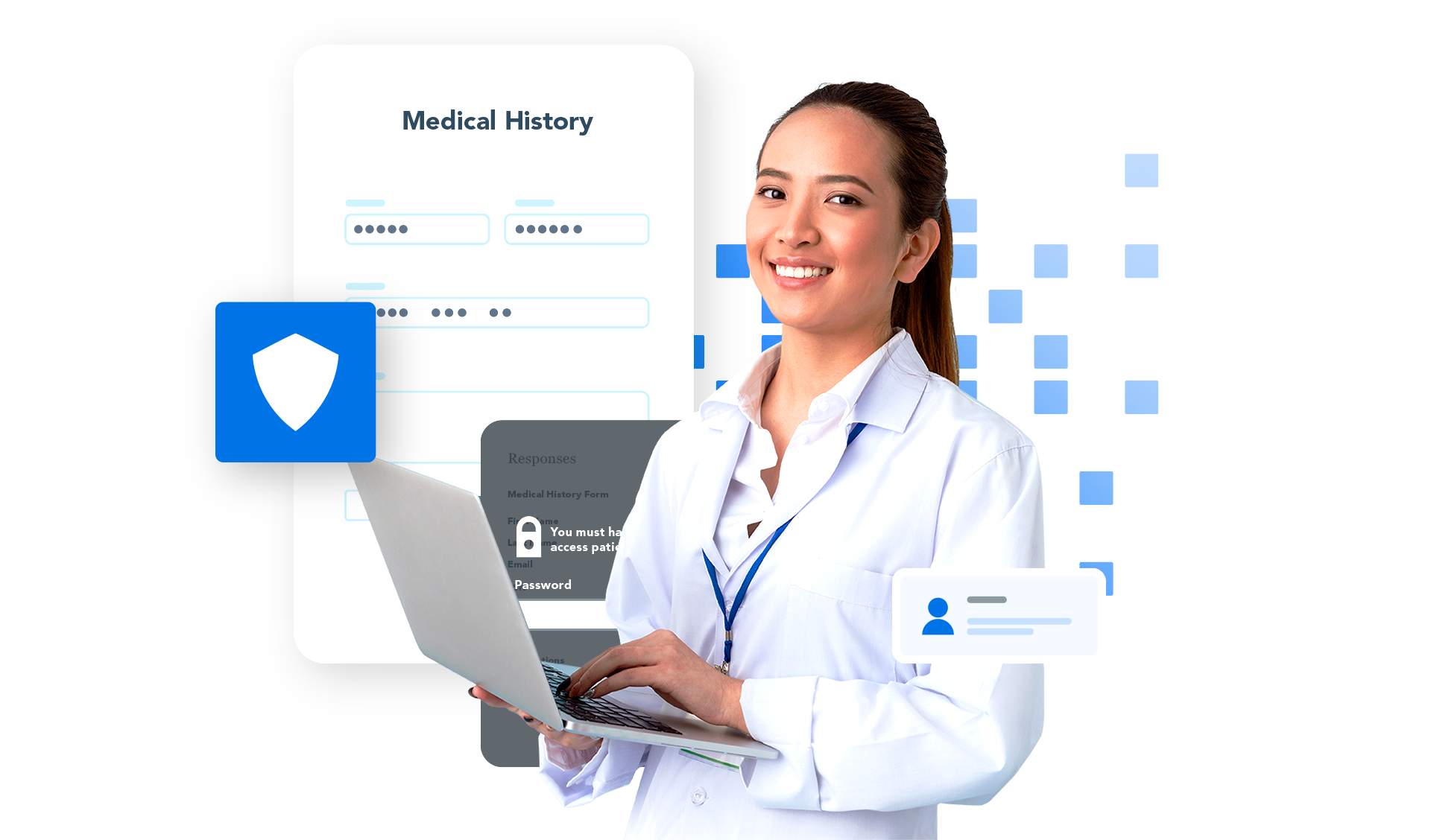 healthcare data collection in an app