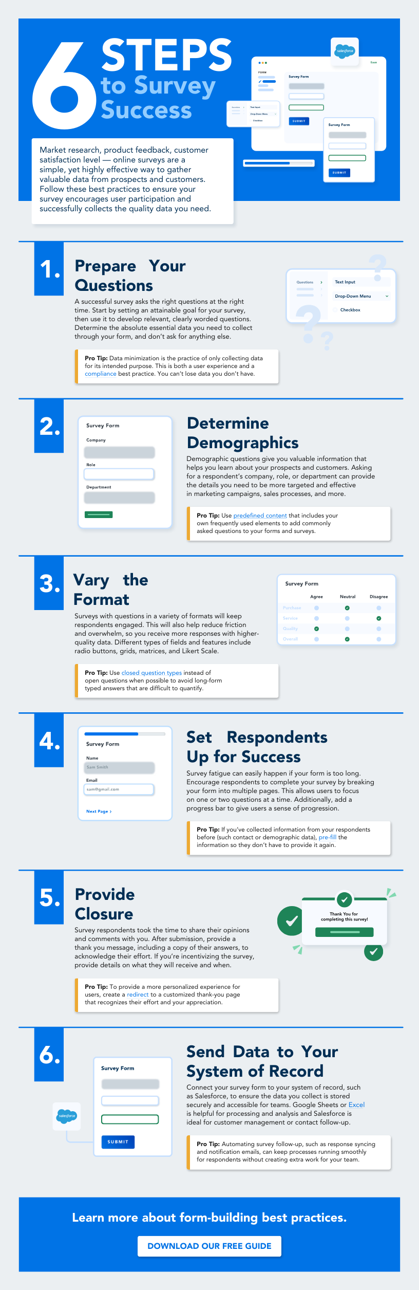 how to build a survey: 6 steps to survey success