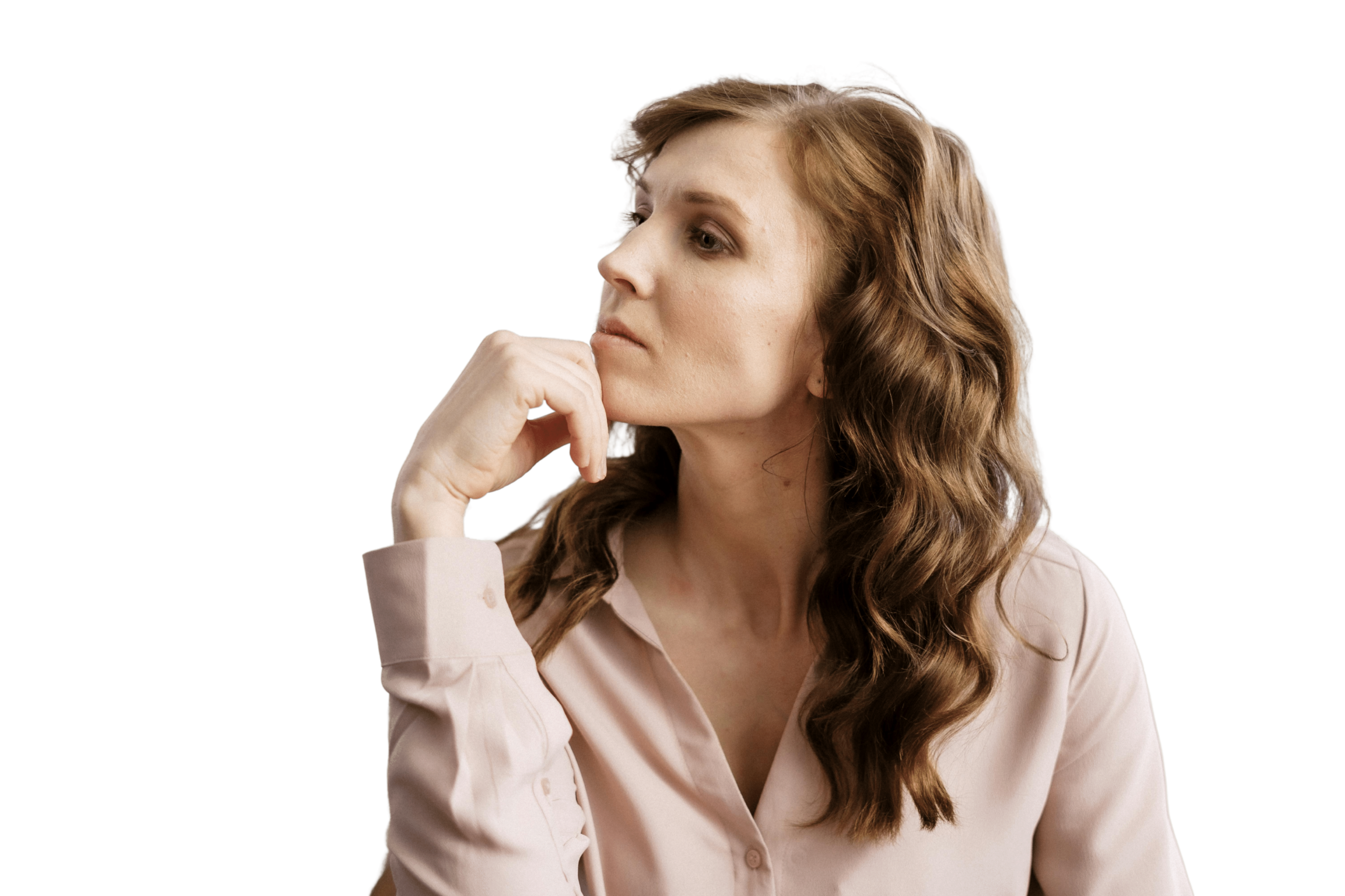 woman thinking about her role on a data collection journey