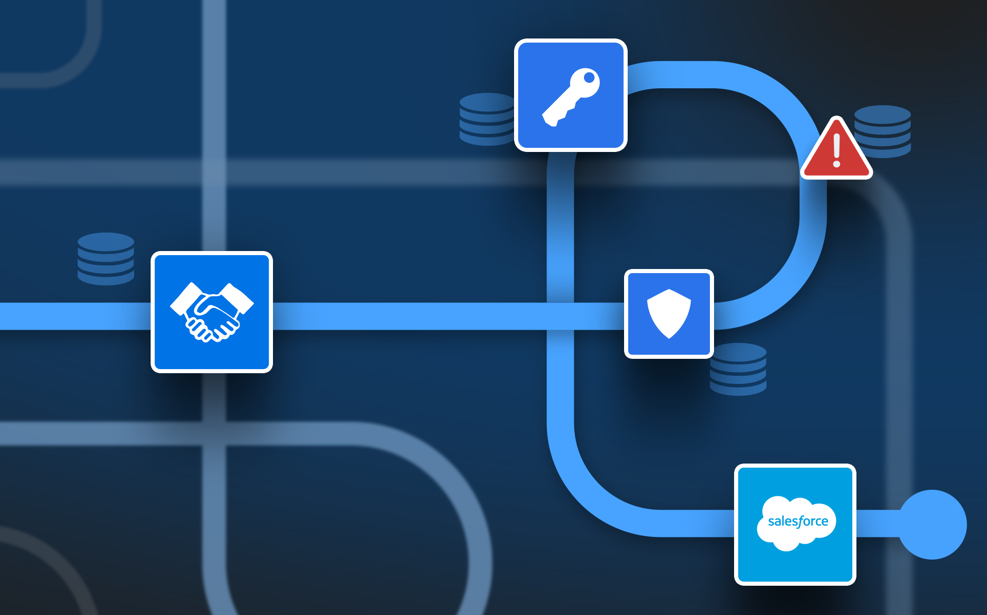 IT graphic depicting data collection workflow for IT teams