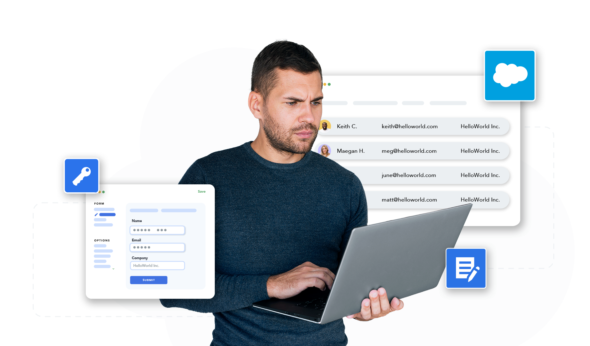 Salesforce admin integration web forms to Salesforce