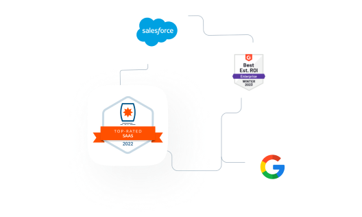 Salesforce Google Best Roi TopRated SAAS Formassembly Icons